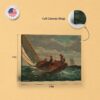 Breezing Up (A Fair Wind) canvas print - gallery wrapped and floating frame styles