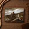 C2472C-4-11x14-1 Huntsman and Dogs canvas print - Winslow Homer rustic inspirational wall art