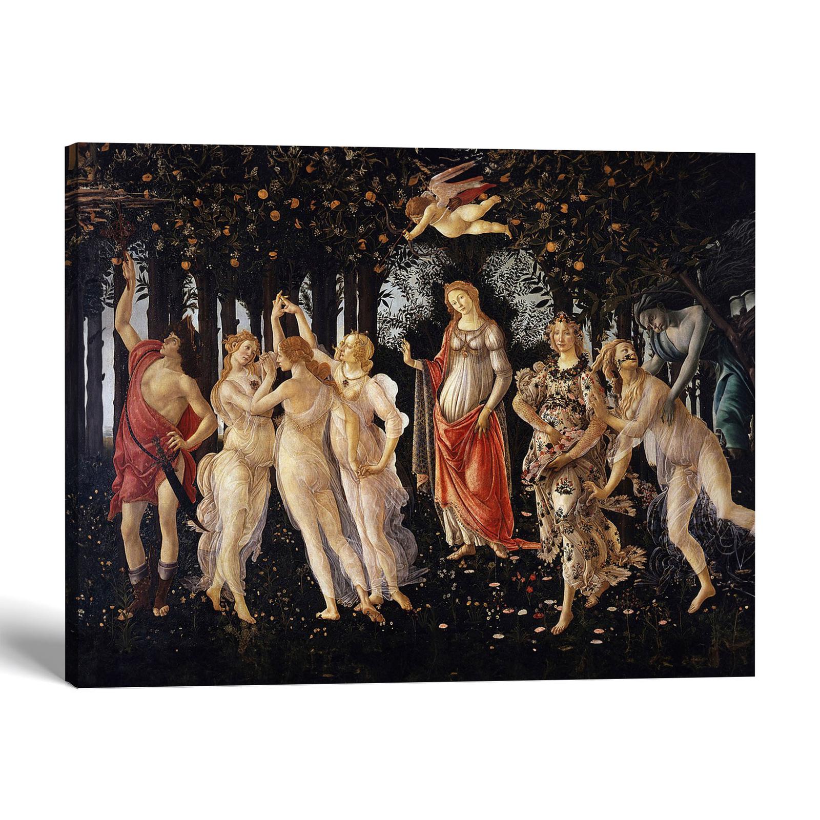 La Primavera Botticelli canvas print - Allegory of Spring by Crossroads Home Decor