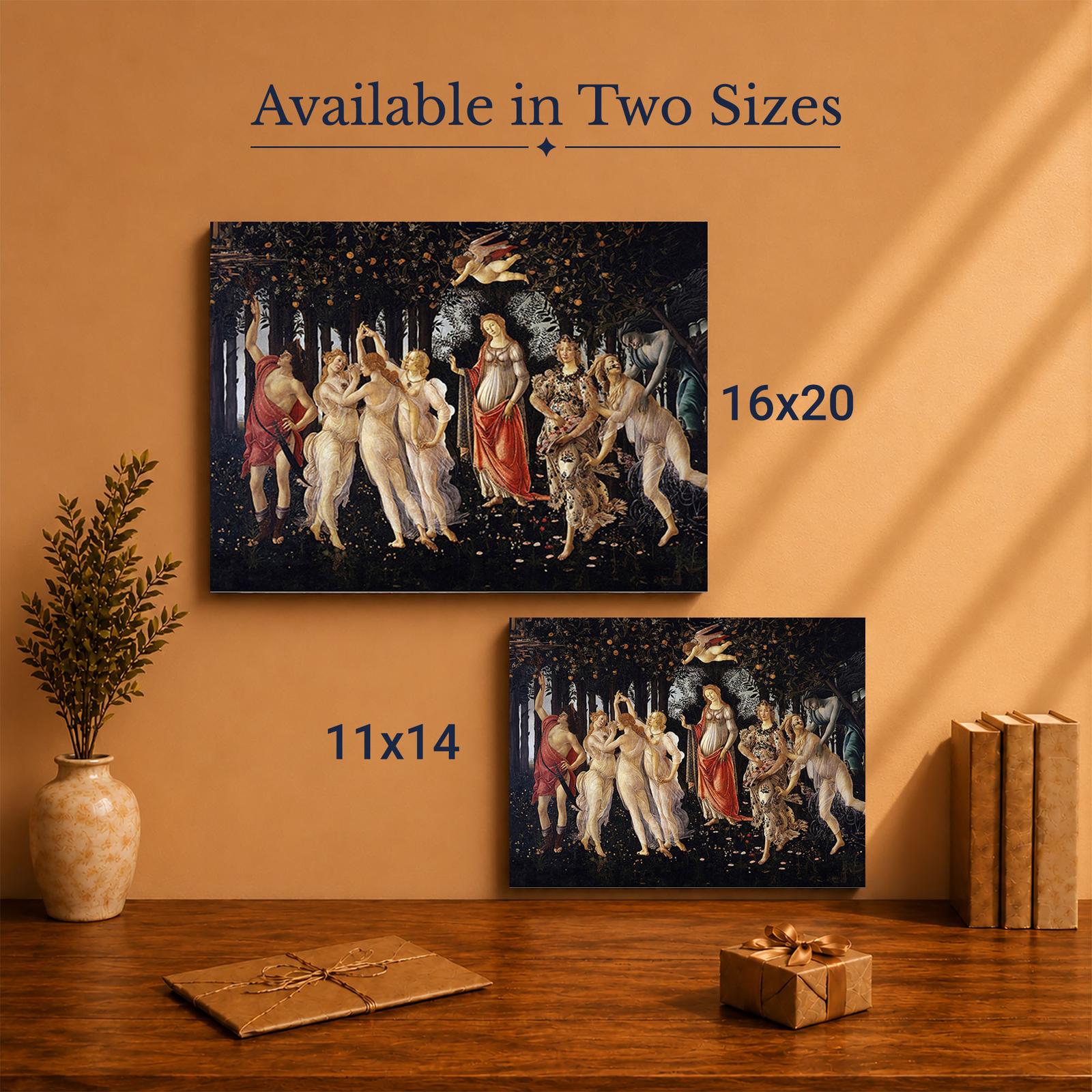 Botticelli canvas print - Made in USA family-owned wall art