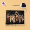 Botticelli canvas print - gallery wrapped and floating frame styles