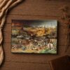 The Triumph of Death canvas print close-up - Bruegel skeleton detail
