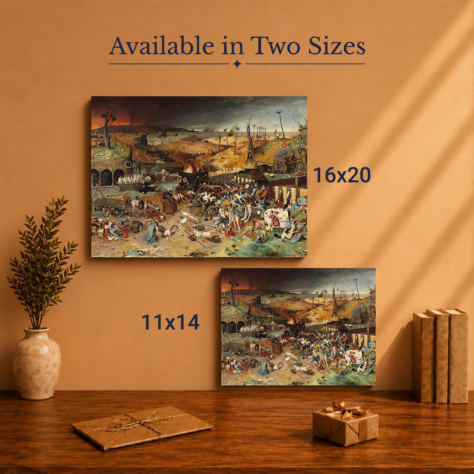 The Triumph of Death canvas print - Made in USA family-owned wall art
