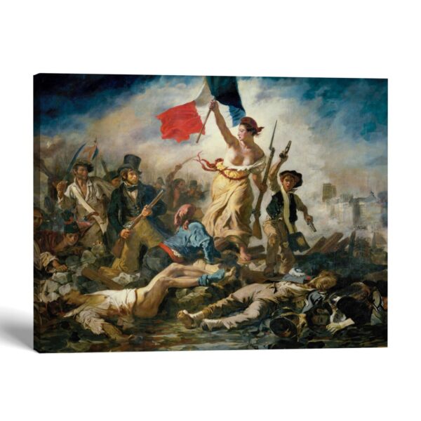Liberty Leading the People canvas print - Eugène Delacroix by Crossroads Home Decor