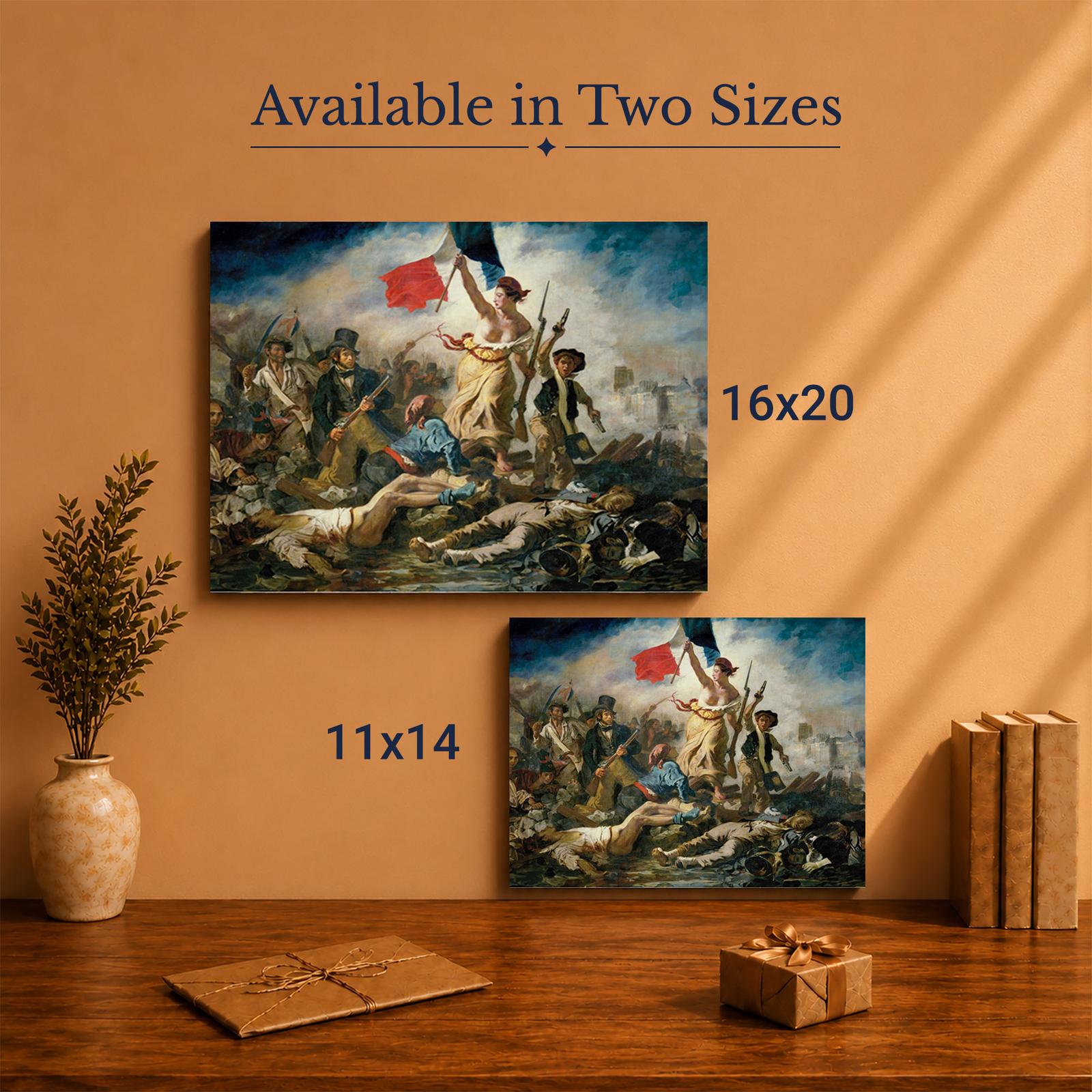Liberty Leading the People canvas print - Made in USA family-owned wall art