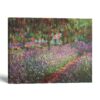 Irises in Monet's Garden canvas print - Giverny wall art by Crossroads Home Decor