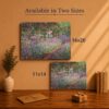 Irises in Monet's Garden canvas print - Made in USA family-owned floral wall art