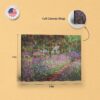 Irises in Monet's Garden canvas print - gallery wrapped and floating frame styles