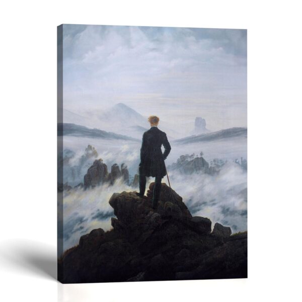 Wanderer Above the Sea of Fog canvas print - Caspar David Friedrich - Crossroads Home Decor
