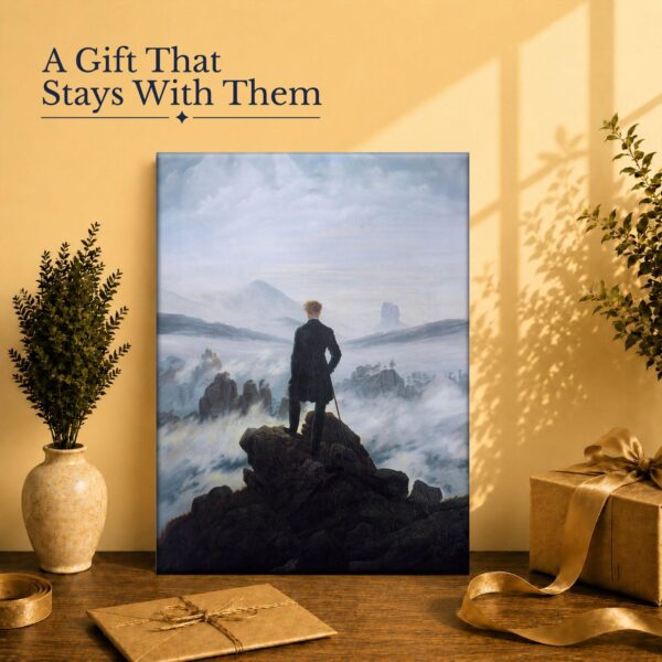 Wanderer Above the Sea of Fog gift - canvas print for art lovers