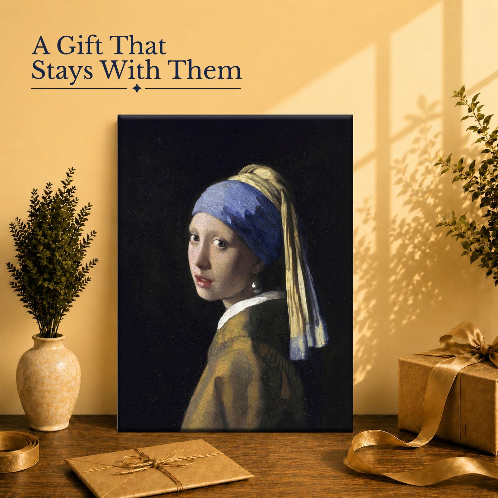 Girl with a Pearl Earring gift - canvas print for an art lover