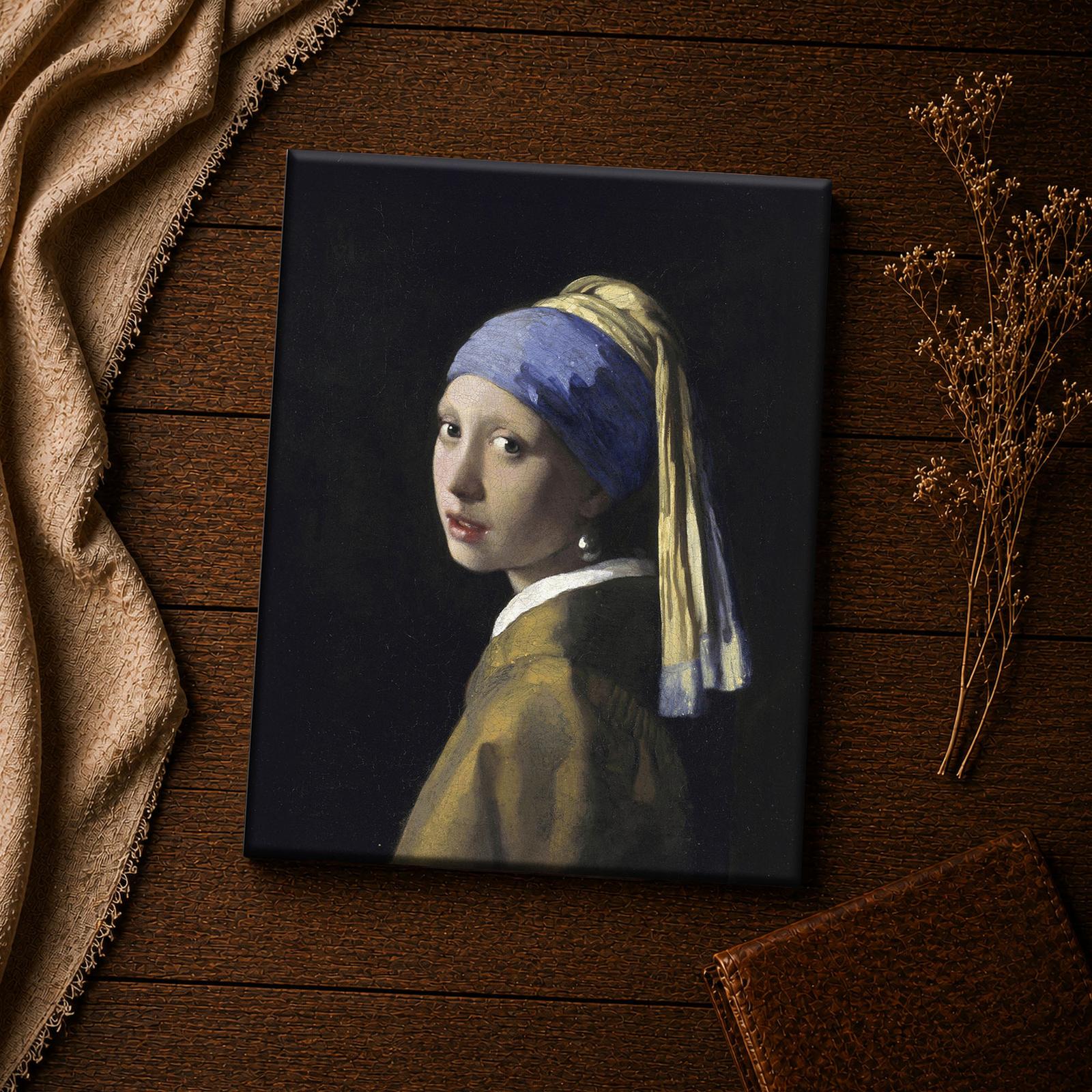 Girl with a Pearl Earring canvas print - Vermeer inspirational wall art