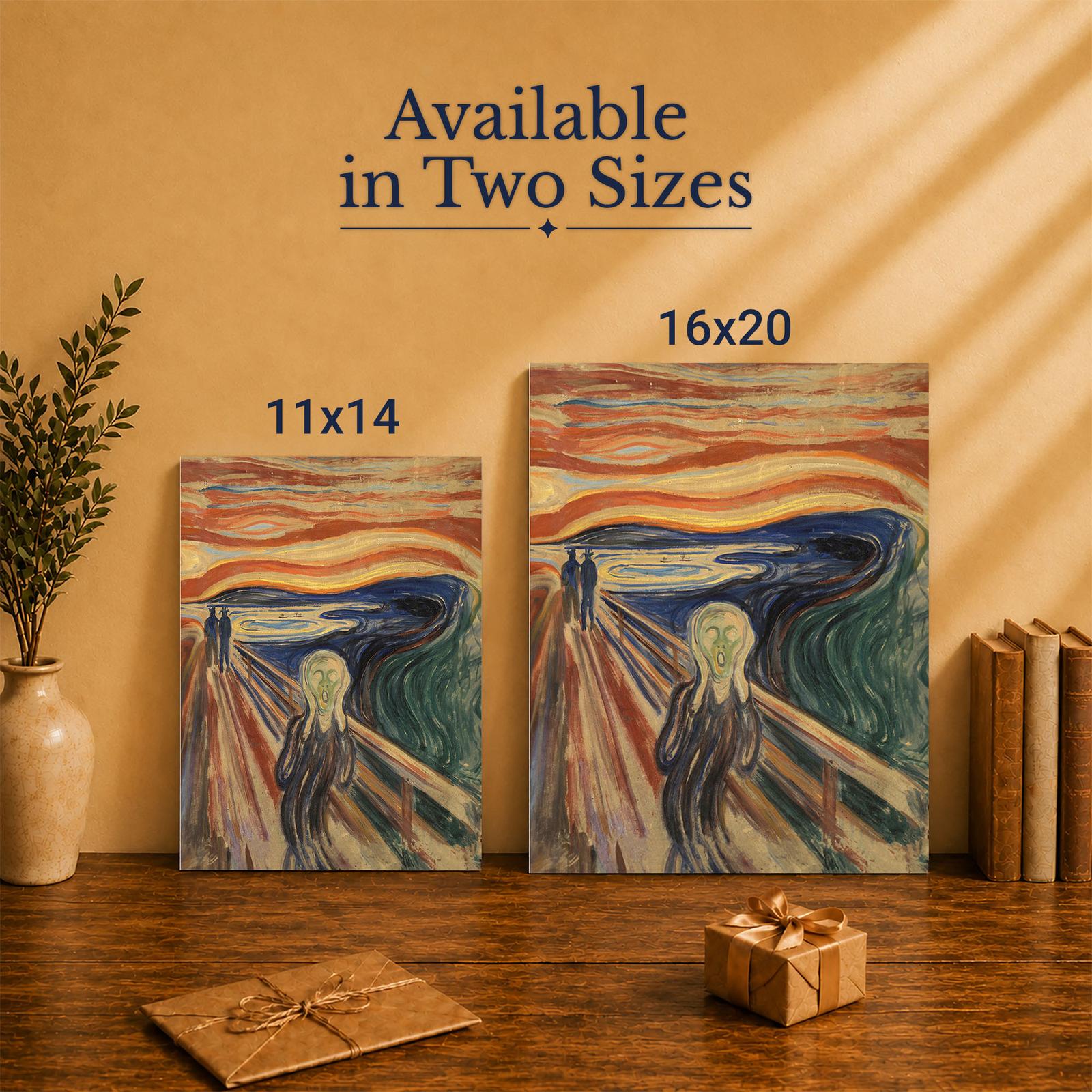 The Scream canvas print - Made in USA family-owned wall art