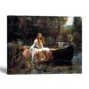 The Lady of Shalott canvas print - John William Waterhouse by Crossroads Home Decor