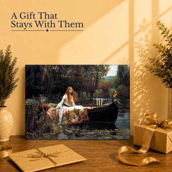 The Lady of Shalott gift - canvas print for a Pre-Raphaelite or Waterhouse admirer