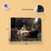 The Lady of Shalott canvas print - gallery wrapped and floating frame styles