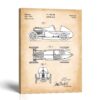 Harry Miller race car patent canvas print - 1920 design by Crossroads Home Decor