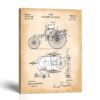 Antique car patent canvas print - 1888 patent by Crossroads Home Decor