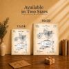 Antique car patent canvas art - Made in USA family-owned wall decor
