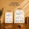Porsche 911 patent canvas art - Made in USA family-owned wall decor
