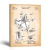 Woodworking patent canvas print by Crossroads Home Decor