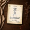 1891 surveyor transit patent print - vintage engineering inspirational wall art