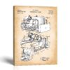 C2533C-1-11x14-1 Bulldozer patent canvas print - 1938 patent drawing by Crossroads Home Decor