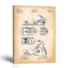 Bench plane patent canvas print by Crossroads Home Decor