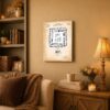 Sorry board game patent canvas wall art displayed in a playroom
