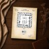 Sorry board game patent print close-up - home paths, slide arrows and Sorry card