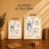Baritone horn canvas print - Made in USA family-owned patent wall art