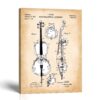 Cello patent print canvas print - 1929 collapsible cello patent by Crossroads Home Decor