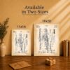 Woodwind Instrument Patent Art - Made in USA Family-Owned Canvas