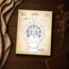 C2601C-4-11x14-1 1921 marine telegraph patent print - vintage nautical inspirational wall art