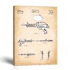 Paintball gun canvas print - Paintball Gun Patent Drawing by Crossroads Home Decor
