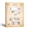 Skateboard patent canvas print by Crossroads Home Decor