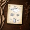 1982 tennis court patent drawing close-up - court surface engineering