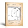 Baseball Diamond Patent Canvas Print by Crossroads Home Decor