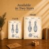 Bowling pin canvas print - Made in USA family-owned wall art