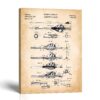 Archery arrow patent canvas print - vintage sports wall art by Crossroads Home Decor