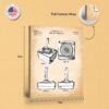 Joystick patent print - gallery wrapped canvas edge detail