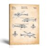 Attack helicopter patent canvas print by Crossroads Home Decor