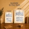 Accounting book patent canvas print - Made in USA family-owned office wall art