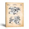 Accounting machine patent canvas print - 1952 office machine patent print by Crossroads Home Decor
