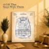 Court reporter canvas print gift - patent wall art for an attorney or court reporter
