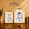 Court reporter canvas print - Made in USA family-owned patent wall art