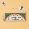 Create a Life You Love canvas - gallery-wrapped and floating frame styles
